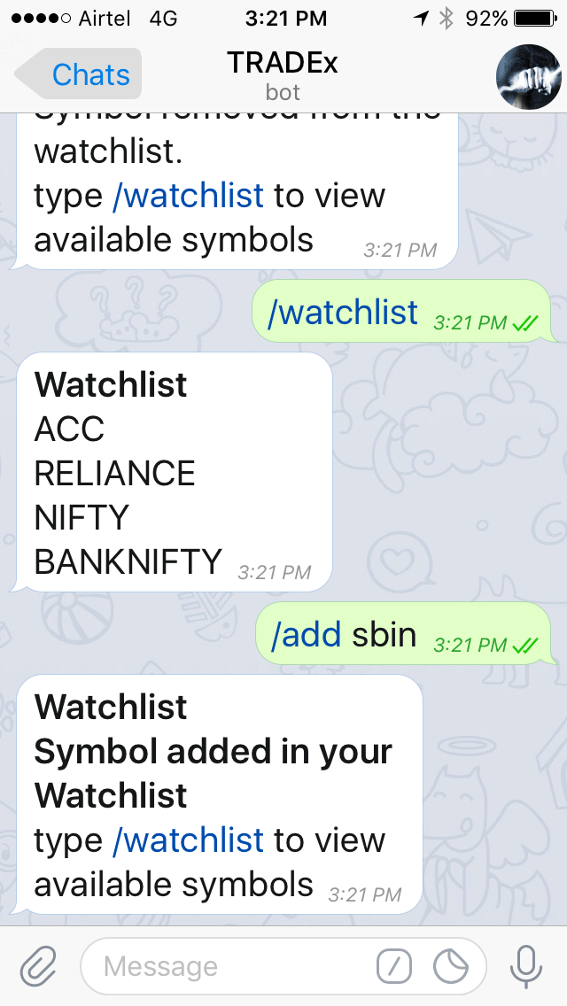 TRADEx - Best Buy Sell Signal Software txactionbot add symbols
